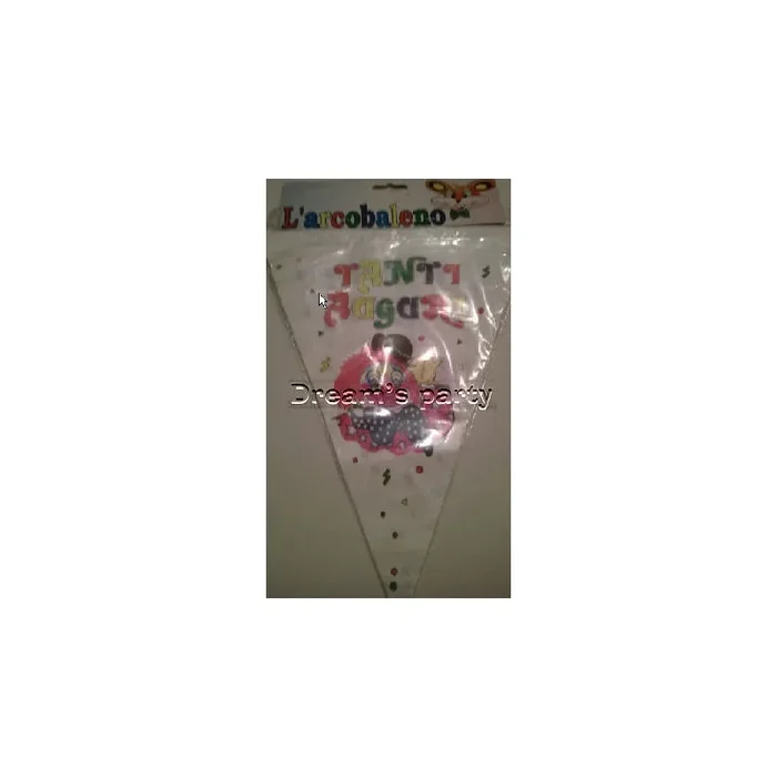 FESTONE BANDIERINEPVC TANTI AUGURI 3 MT