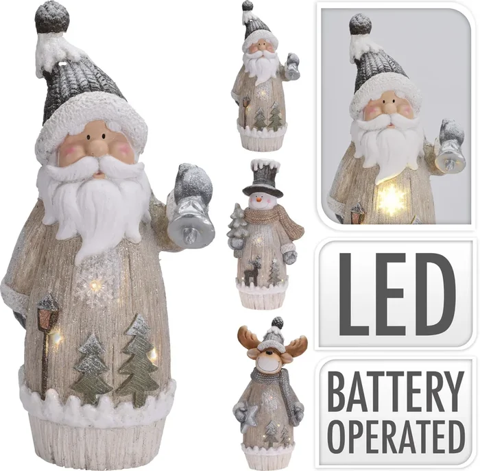 Figura Natale Con Led 1 Pezzo