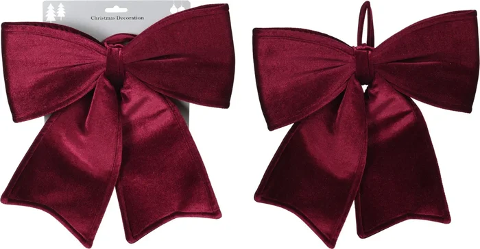 Fiocco Velluto Bordeaux 30X34 Cm