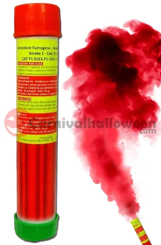 Fumogeno colore rosso