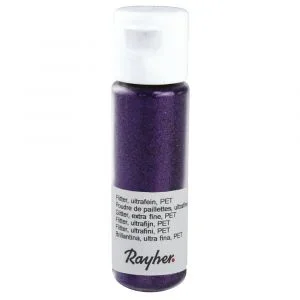 Glitter Ultrafini Rayher 20 Ml Viola Porpore