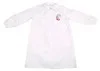 Grembiule Scuola Bambina 8 Anni Bianco Ricamo Unicorno