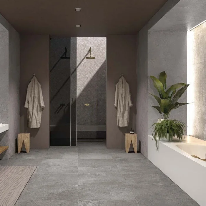 Gres Porcellanato Effetto Pietra Rettificato Naturale 80×80 8.5mm Lead Alpes Wide – ABK