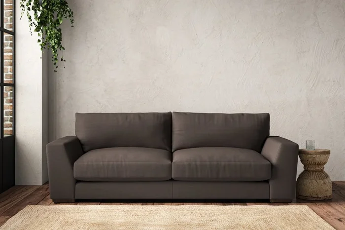 Guddu Expectant Sofa – Recycled Cotton Mocha