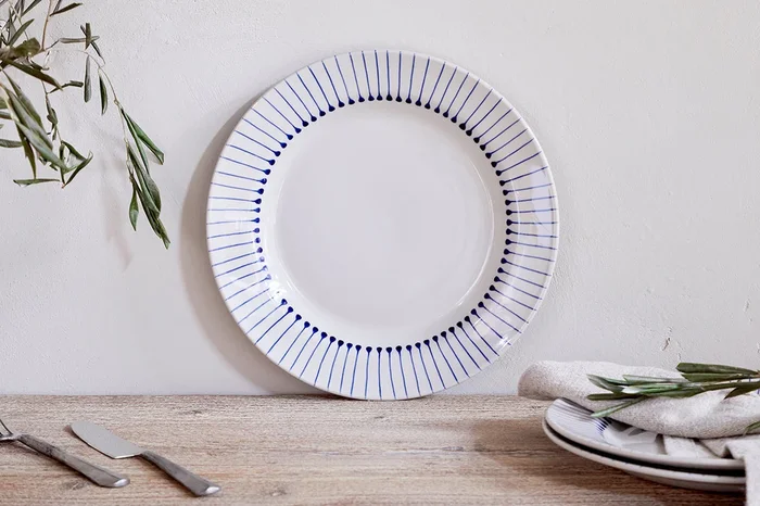 Iba Dinner Plate – Indigo