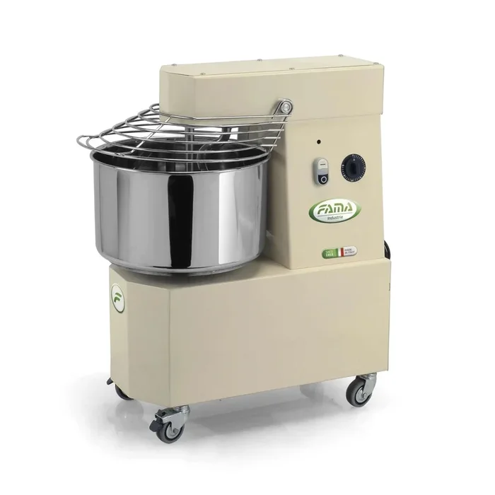 Impastatrice a spirale testa fissa 38 kg 1,50 kw (2,00 hp) – 41 litri trifase Fama