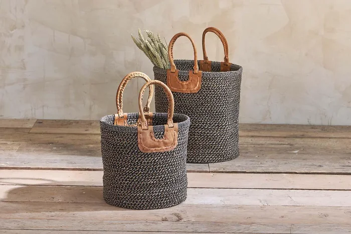 Indra Coil Basket – Charcoal
