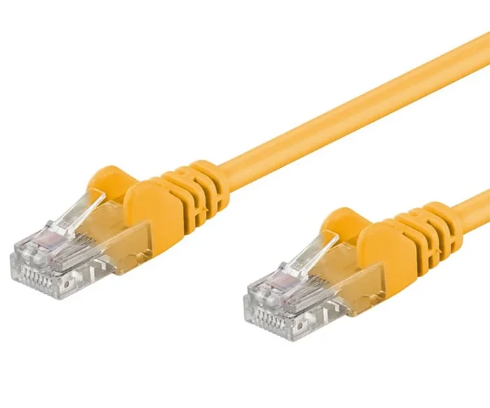 INTELLINET Cavo di rete Patch CCA Cat. 6 Giallo UTP 1 m