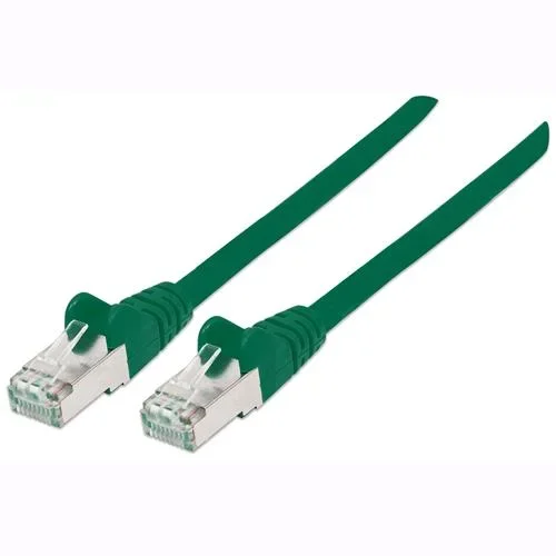 Intellinet Cavo Patch Cat.7 Plug RJ45 6A S/FTP LSZH 1,5m Verde
