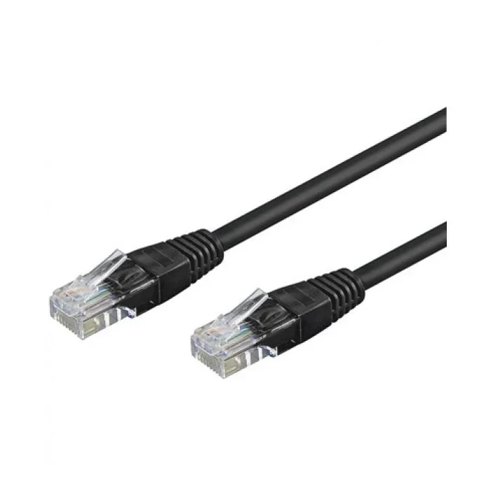 INTELLINET Patch cord Cat. 6A 10 mt Nero UTP