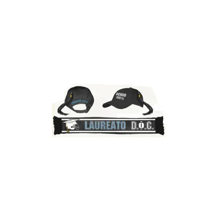 KIT CAPPELLO+SCIARPA LAUREATO D.O.C