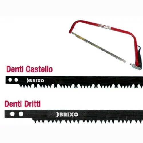 Lame Di Ricambio Brixo Per Seghetti Ad Arco Cm.53 Denti Castello Conf. 10Pz