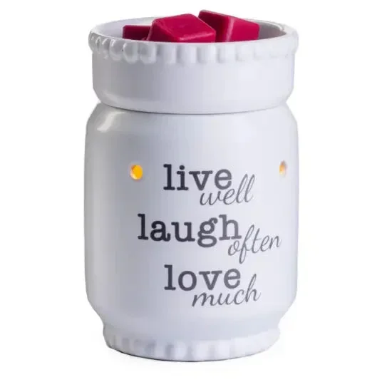 Lampada elettrica Live considerably laught after love a good deal Candle Warmer