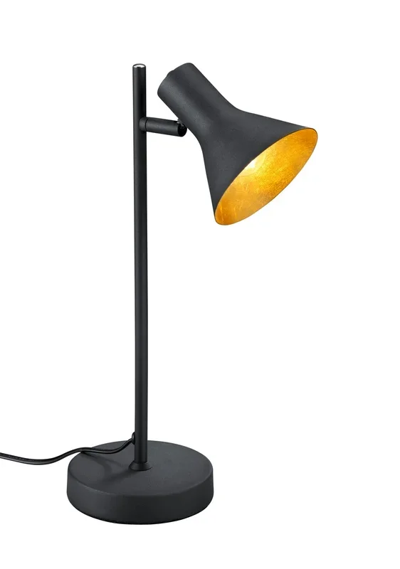 Lampada tavolo da Interno E14 in Metallo Nero