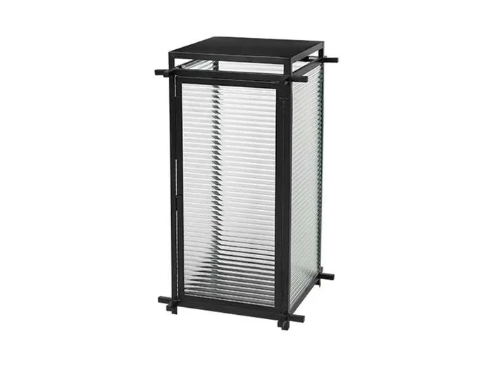 Lanterna Hoko nera – 34X34X63cm