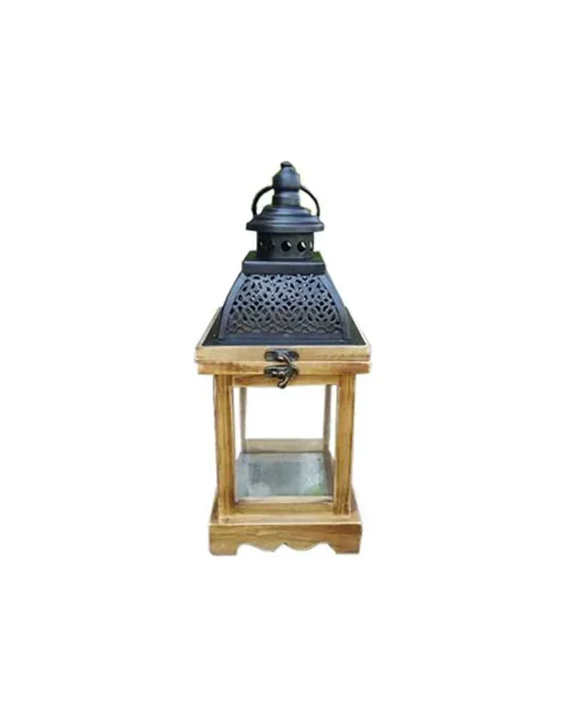 Lanterna media cm 11.5 h 28 naturale