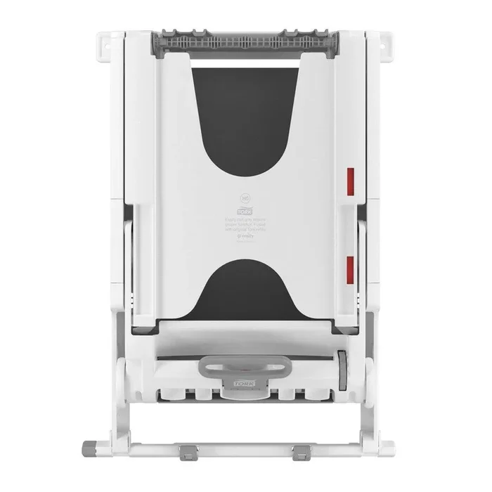 Large Recessed Cabinet Towel Adapter, White, H5 System