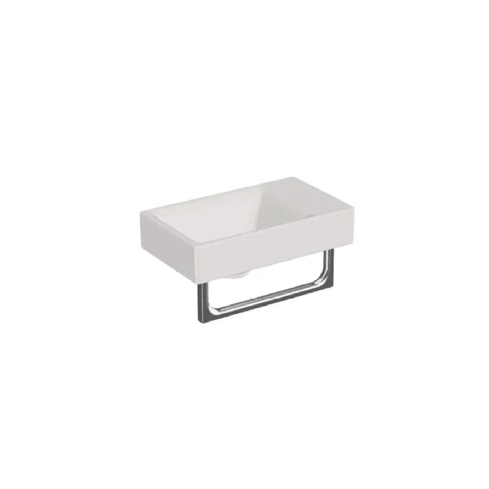Lavabo D’Appoggio 40×23 Cm Bianco Lucido