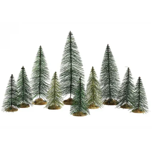 Lemax Needle Pine Trees villaggio di Natale