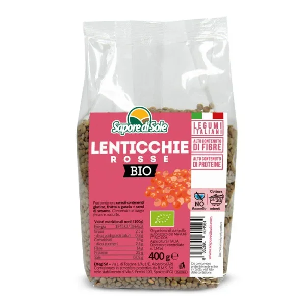 Lenticchie Rosse bio
