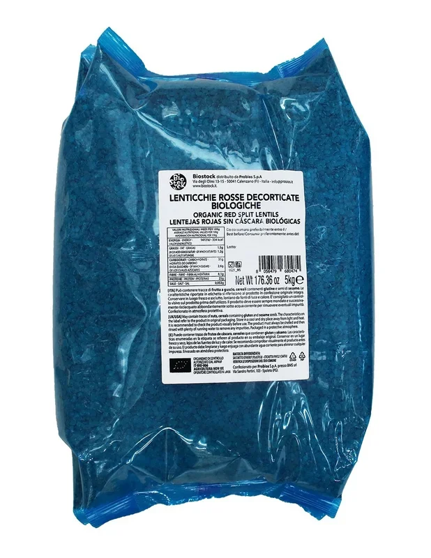 LENTICCHIE ROSSE DECORTICATE 5KG
