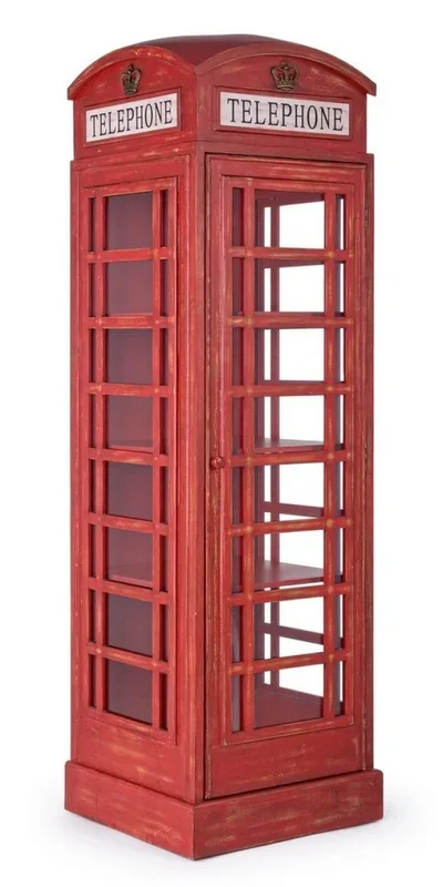 Libreria Red Cabin in Legno