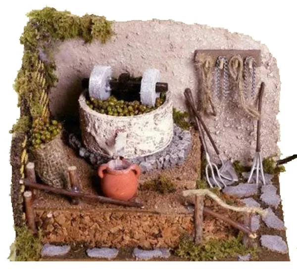 Macina In Pietra Per Presepe