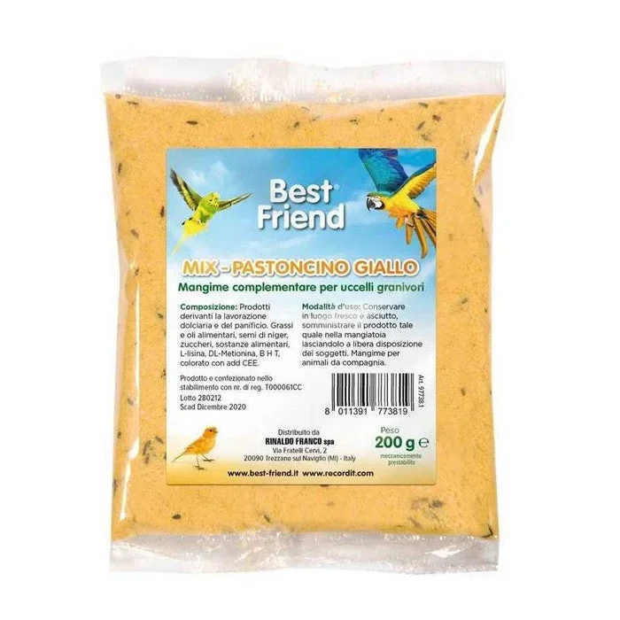Mangime complementare per uccelli pastoncino giallo 200 g