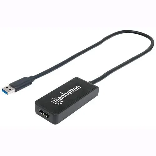 Manhattan Convertitore USB 3.0 ad HDMI Nero