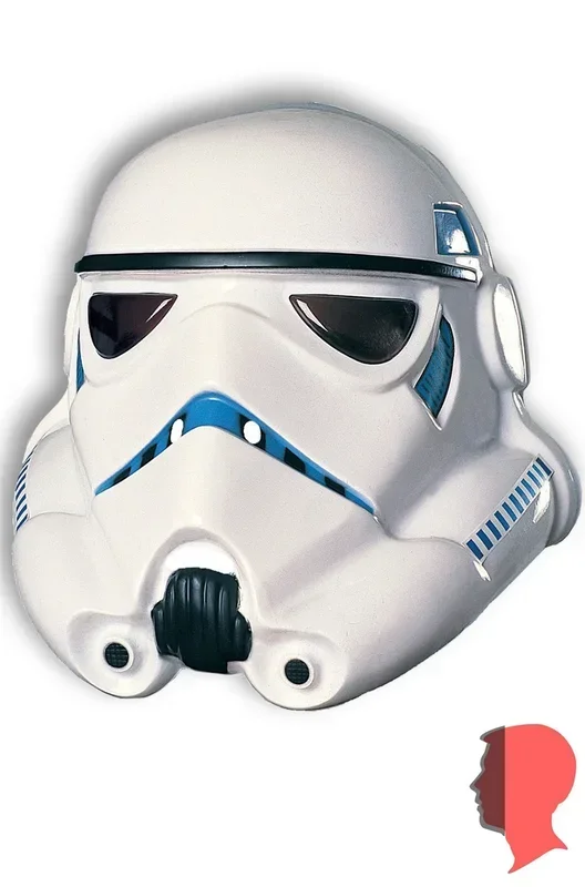 Maschera adulto da Stormtrooper Star Wars Originale In PVC