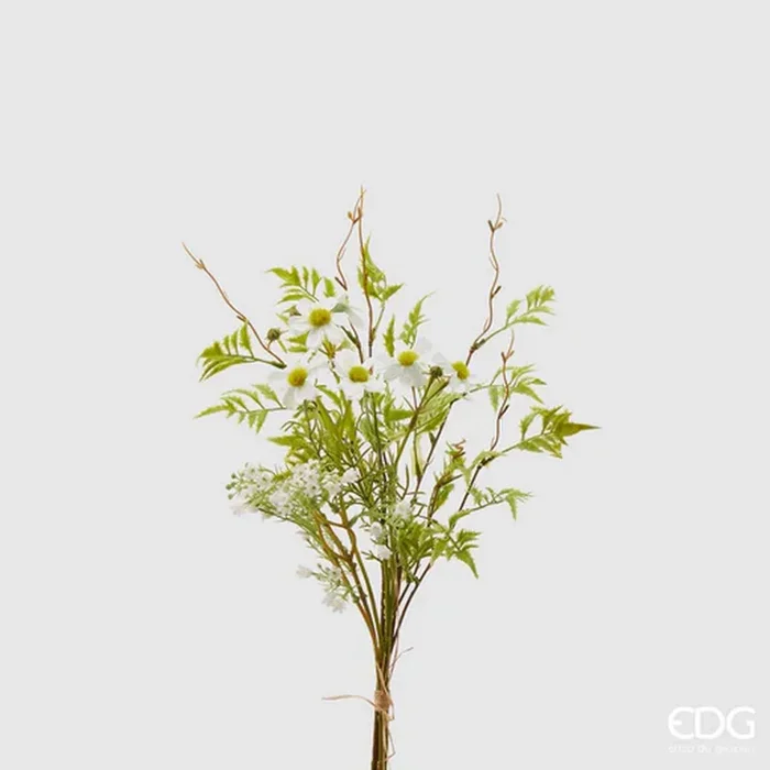 Mazzo di cosmea e gypsophila artificiale 42 cm-Edg