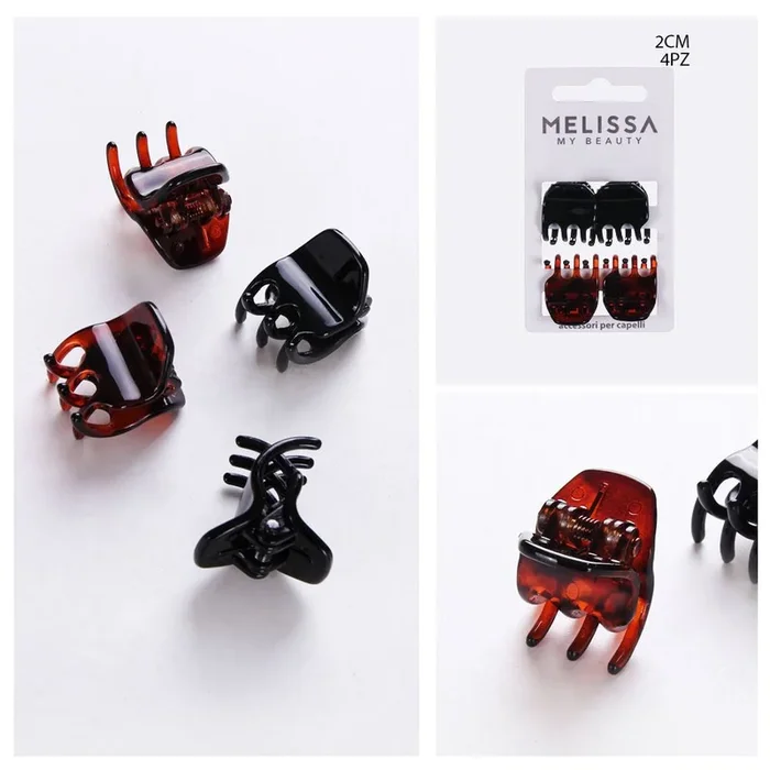 Melissa – Mollettone Per Capelli 2X2.2Cm 4Pz
