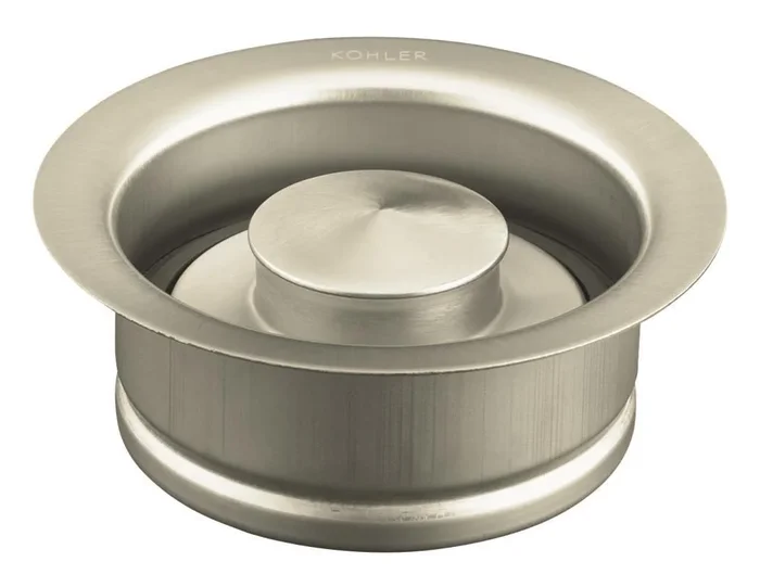 Metal Disposer Flange & Stopper in Vibrant® Brushed Nickel