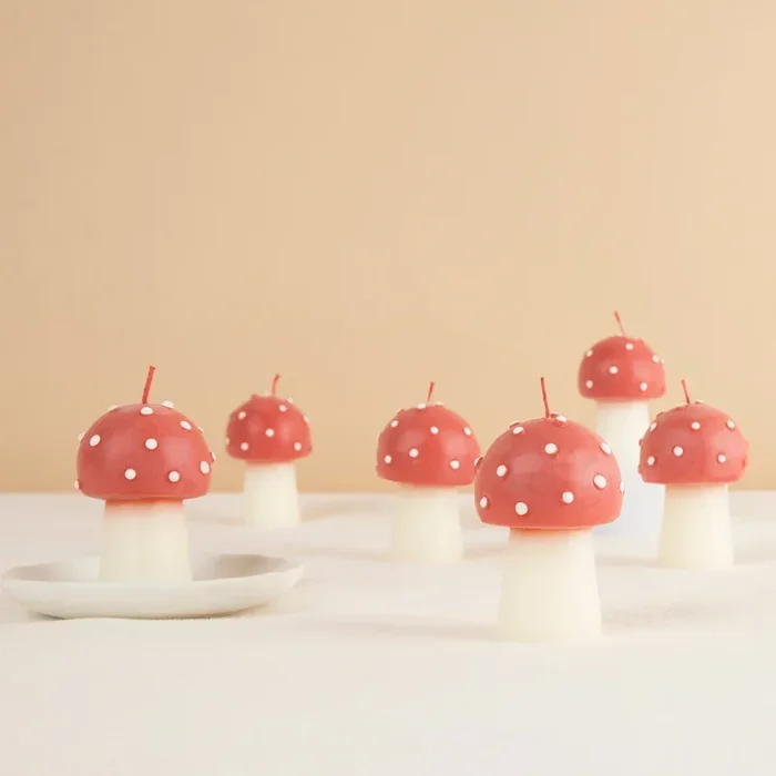 Mini Fungo Candele (x 6)