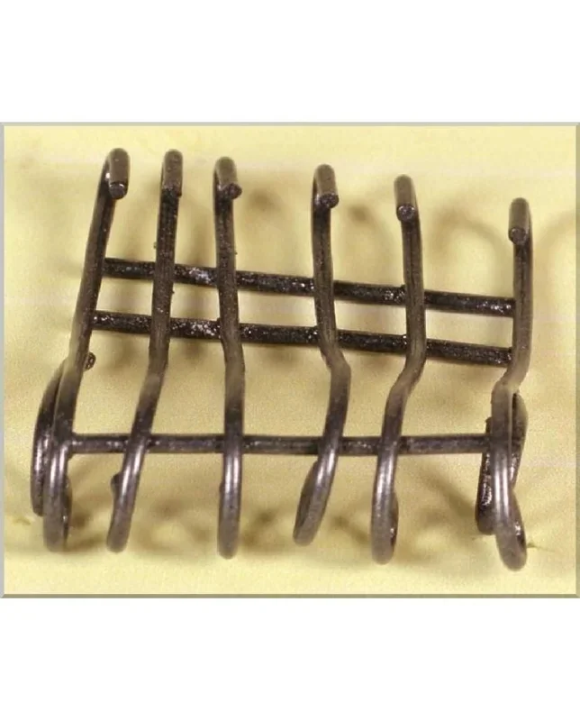 Miniatura grata in ferro per finestra 4,5×4,5 cm per presepe
