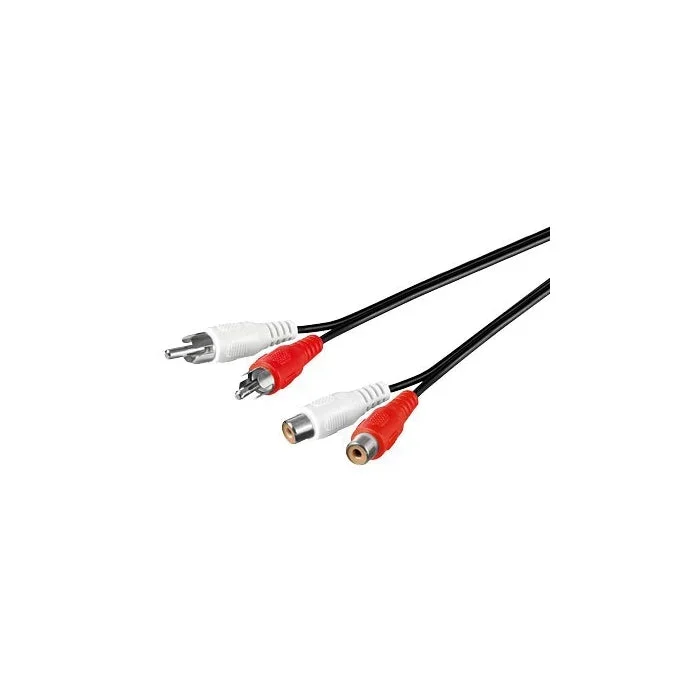 OEM Cavo Prolunga M/F 2xRCA 5mt