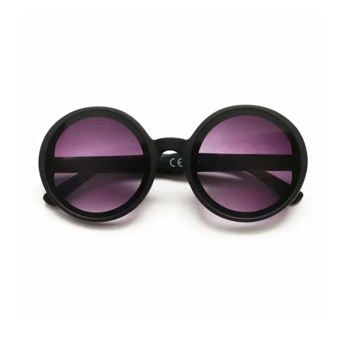 OKKIA Occhiale da Sole Premontato Mod. Monica Round Black