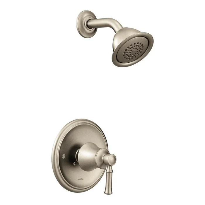 One Handle Single Function Shower Faucet in Brushed Nickel (Trim Only)