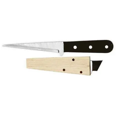 Paderno Coltello Ghiaccio in Acciaio e legno