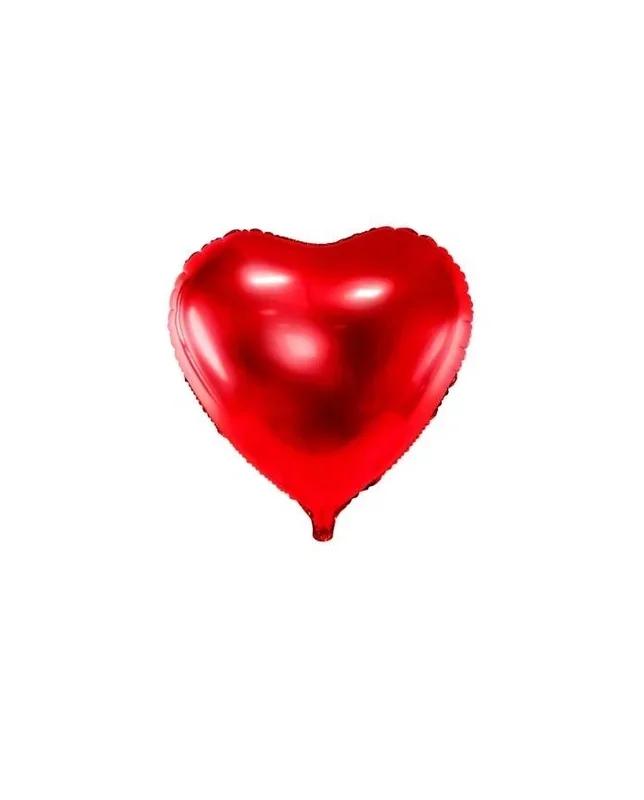 PALLONCINO MYLAR CUORE ROSSO 45 CM