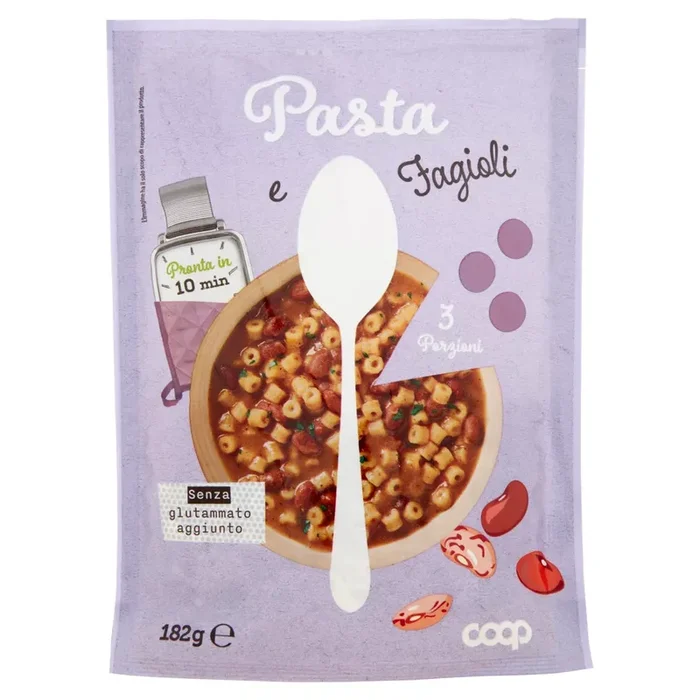 Pasta e fagioli coop busta g182