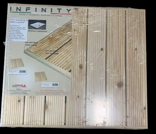 Pedana doccia antiscivolo in legno