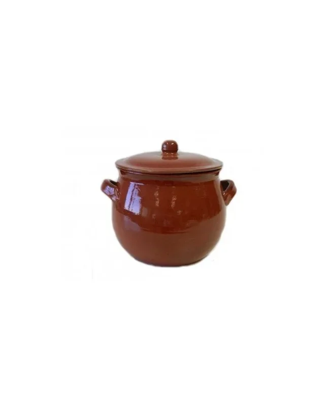 Pentola Bombata in terracotta 20 cm