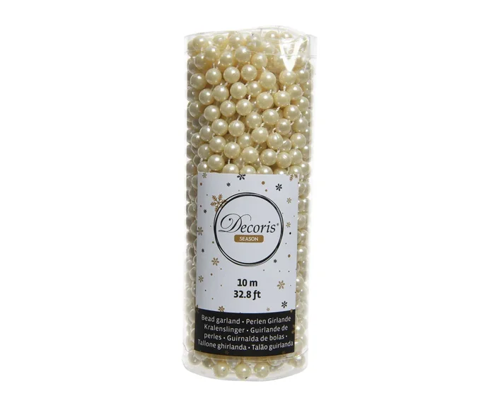 Perle Crema D 8 Mm Catena 10 Ml