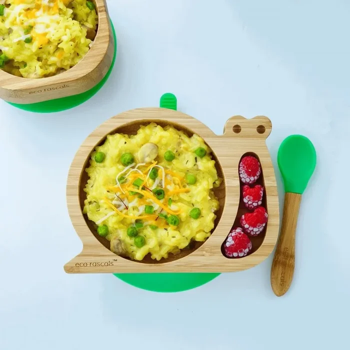 Piatto bimbo in bambù – Lumaca