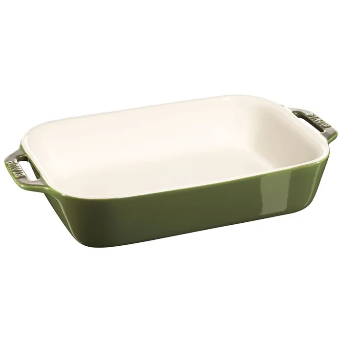 Pirofila 20 x 15 cm, verde, ceramica, Staub