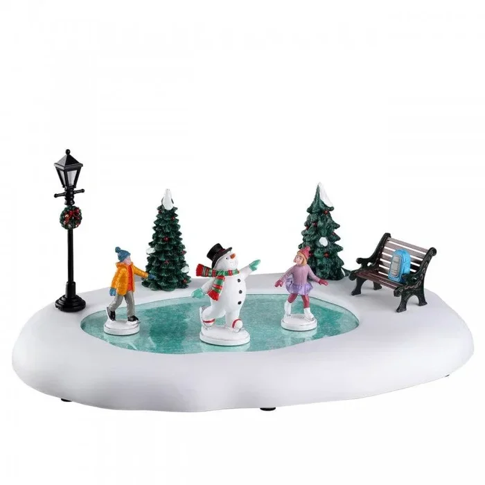 Pista Di Ghiaccio con Pupazzo Neve – Lemax
