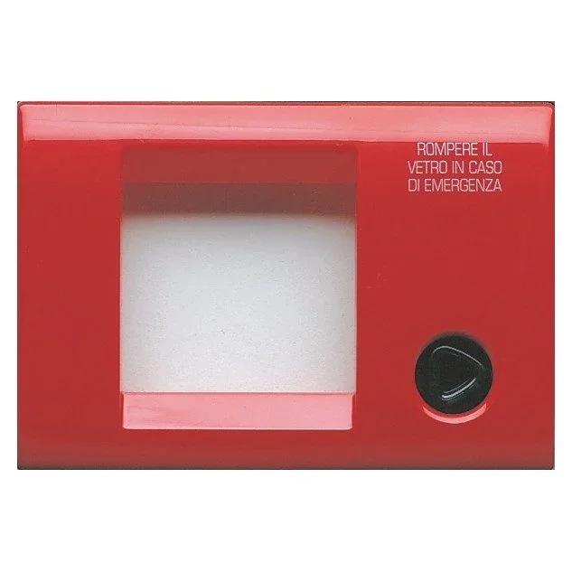 PLACCA AUTOPORTANTE PER EMERGENZA PER MONTAGGIO APPARECCHI MODULARI IP40 2 MODULI – GEWISS