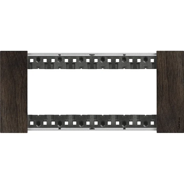 PLACCA BTICINO LIVING NOW 6 MODULI NOCE KA4806LG