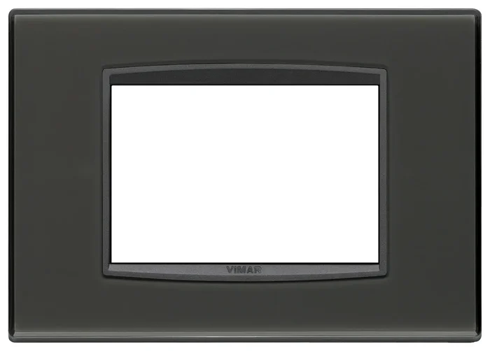 PLACCA CLASSIC 3M TECNOPOLIMERO REFLEX ANTRACITE VIMAR EIKON 20653.42
